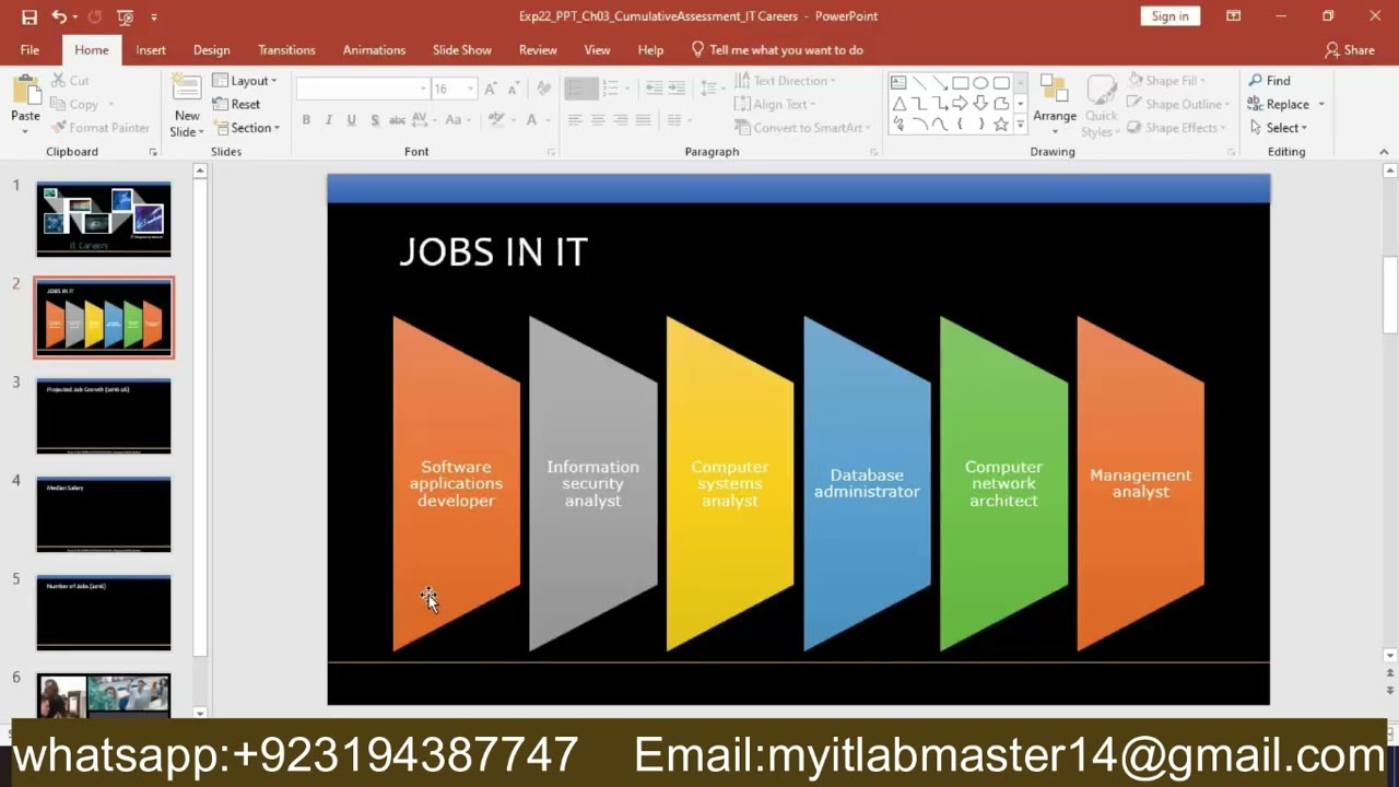 Exp22_PowerPoint_Ch03_CumulativeAssessment_IT_Careers |Exp22 PowerPoint Ch03 CumulativeAssessment IT