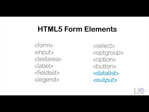 29. HTML - New Form Elements - HTML5 Form Elements
