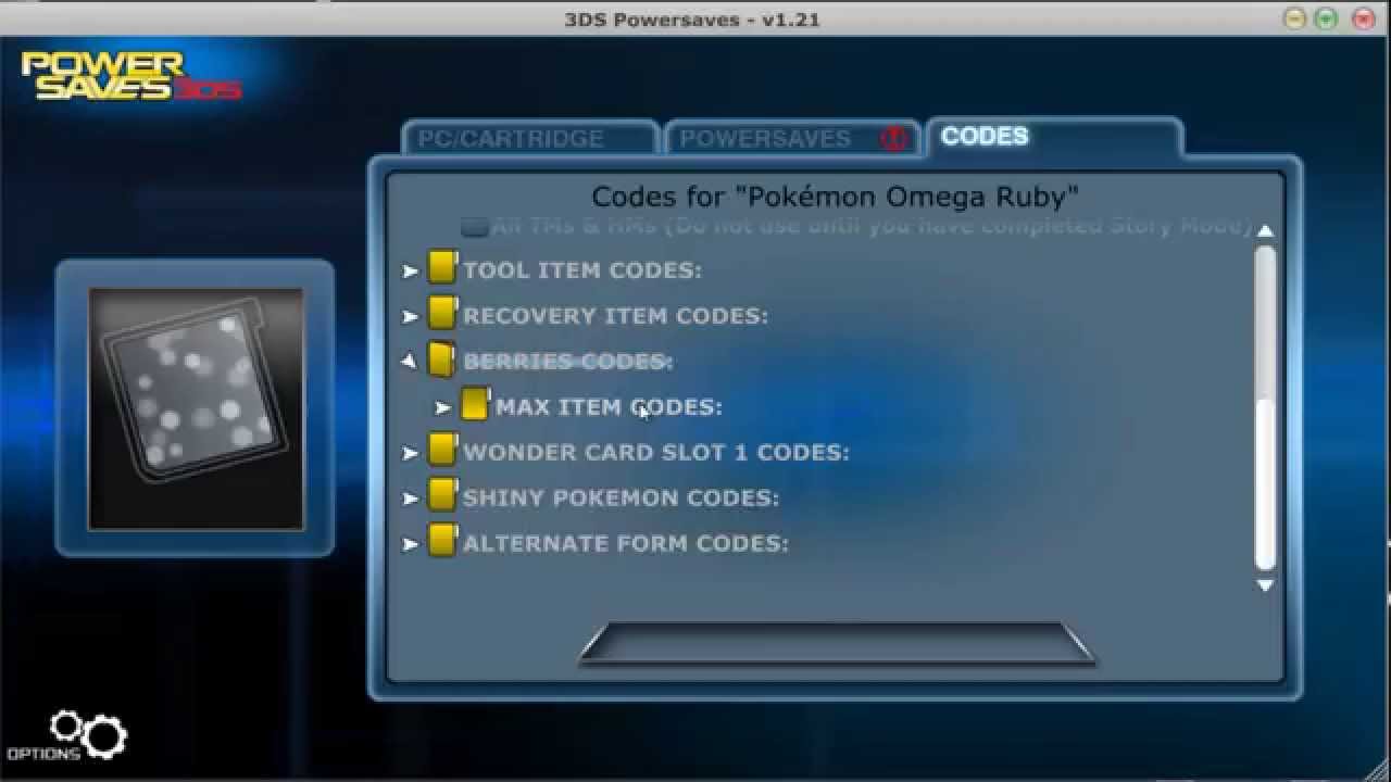 Pokemon Omega Ruby and Alpha Sapphire Powersaves: v1.21 - YouTube