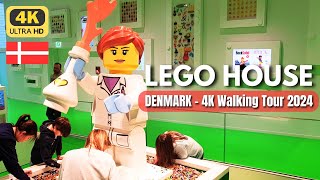 INSIDE ICONIC LEGO HOUSE 2024 BILLUND DENMARK 4K Walking Tour