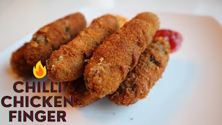 How to make chilli chicken finger | Quick and easy snack recipe