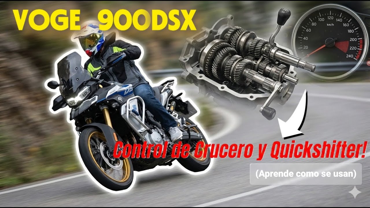 Te Enseño A Usar el Control De Crucero y el Quickshifter De La Voge 900 DSX