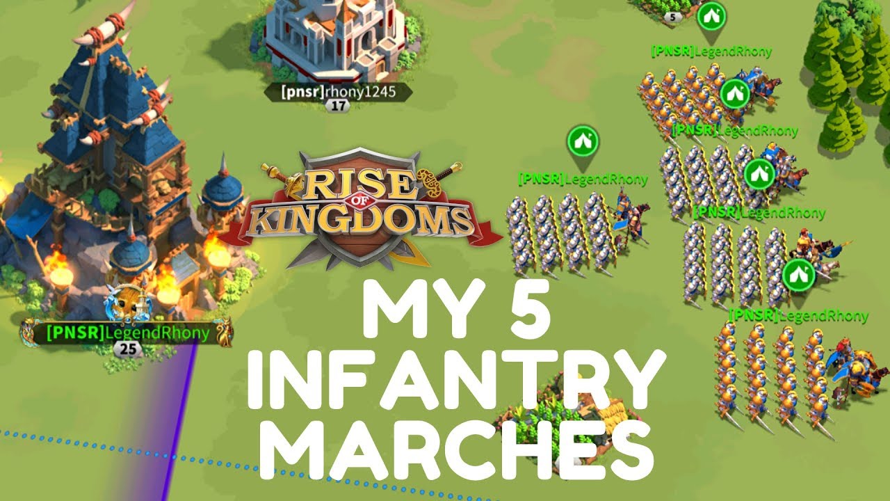 My 5 Infantry Marches and Best 5 infantry marches for field battles