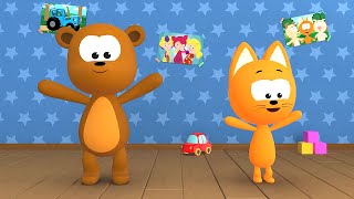 Stomp Stomp Clap Clap Dance With Friends -  MEOW MEOW KITTY SONG 😸  - Songs