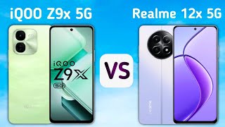 IQOO Z9x 5G VS Realme 12x 5G ! Full Comparison ⚡