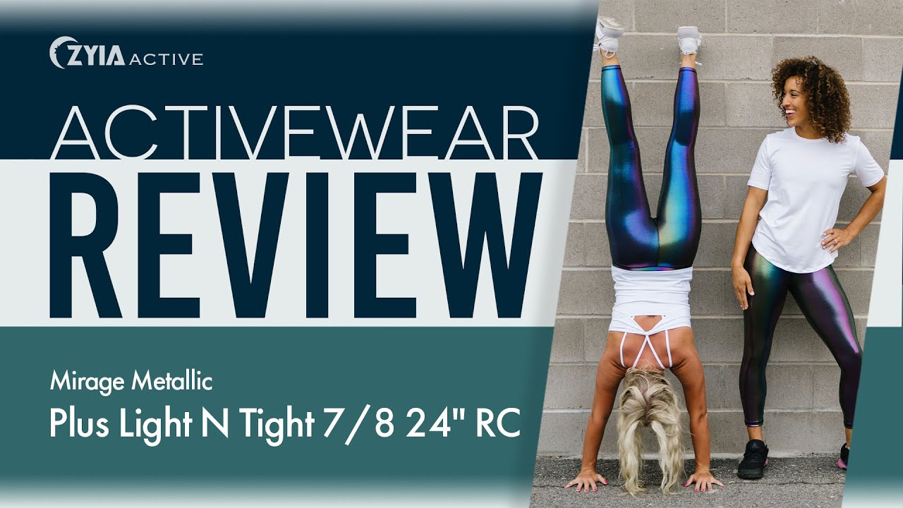 Zyia Active Metallic Leggings - New Plum Color! 