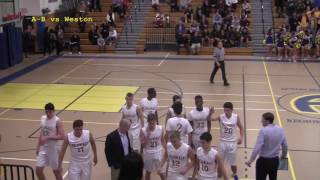 Acton Boxborough Varsity Boys Basketball vs Weston 12/13/16