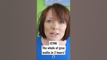 ICYMI the whole of gcse maths in 2 hours! #gcses2023 #gcsemaths
