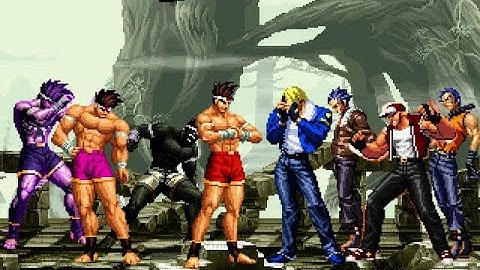 [KOF Mugen] Memorial | Joe Team vs Wild Wolf, K9999, Definitive Terry & Alpha [ 4vs4 ]