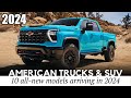 Newest American Trucks and SUVs of 2024: Brief Overview of Upcoming Models w/Specifications