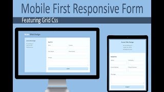 How to Create Responsive Contact Form Featuring Grid CSS