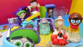 The Fairly Oddparents Burger Kings 2004 Kids Meal Set Of 10 Toys Video Review