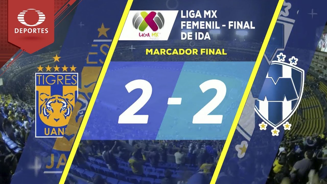 Resumen de Tigres vs Rayadas | Final Ida - Liga Mx femenil | Televisa ...