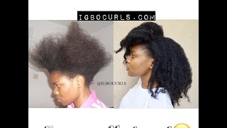 STEP BY STEP-How To Go or Return Natural From Relaxed or Damaged Hair to Natural Hair