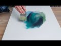 Acrylic Abstract Painting Easy - Speed Painting - 'The Showman' by Rinske Douna