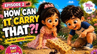 How Can a Tiny Ant Carry Something HUGE! 😲🐜 | Leo & Mia Discover! EP. 2