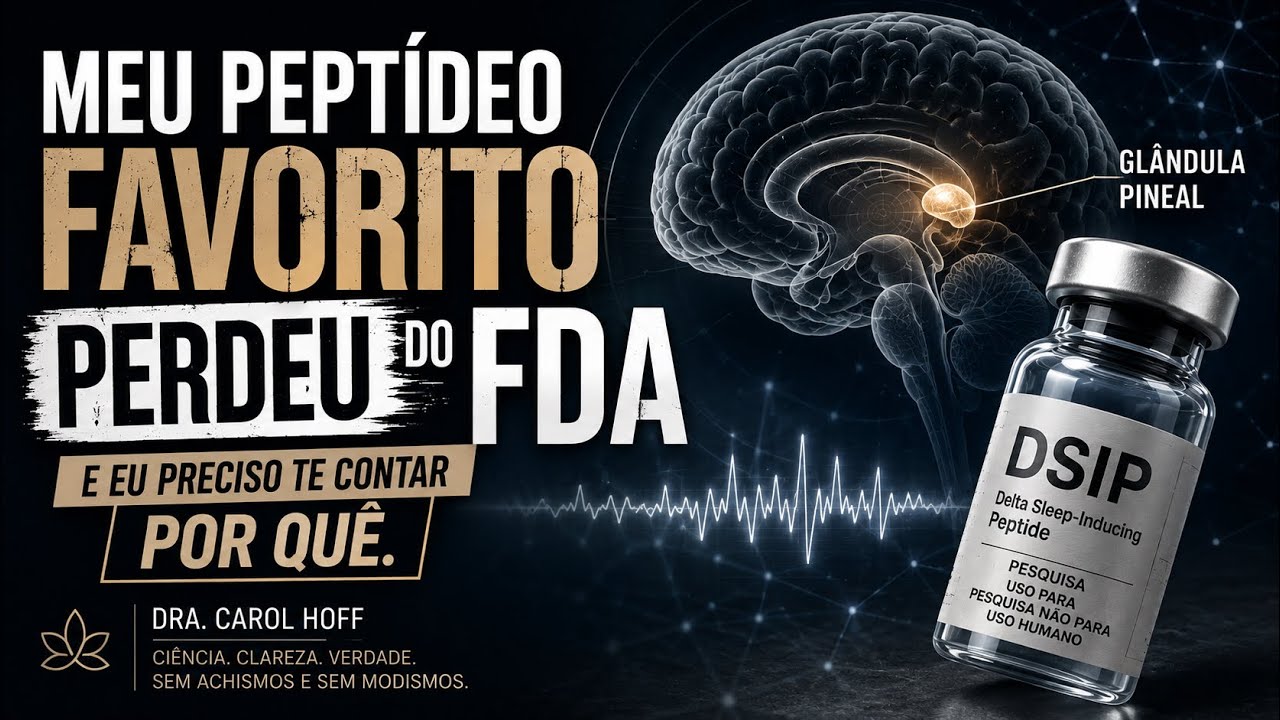 DSIP: O Peptídeo que Mudou Meu Sono — Mas Não Convenceu o Comitê da FDA