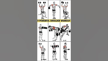 9 Powerfull Dumbbell Shoulder Workout to Transform Upper Body| #workout #shoulderworkout