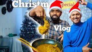 Christmas celebration vlog | Happy New year 2024 in advance | leg piece eating