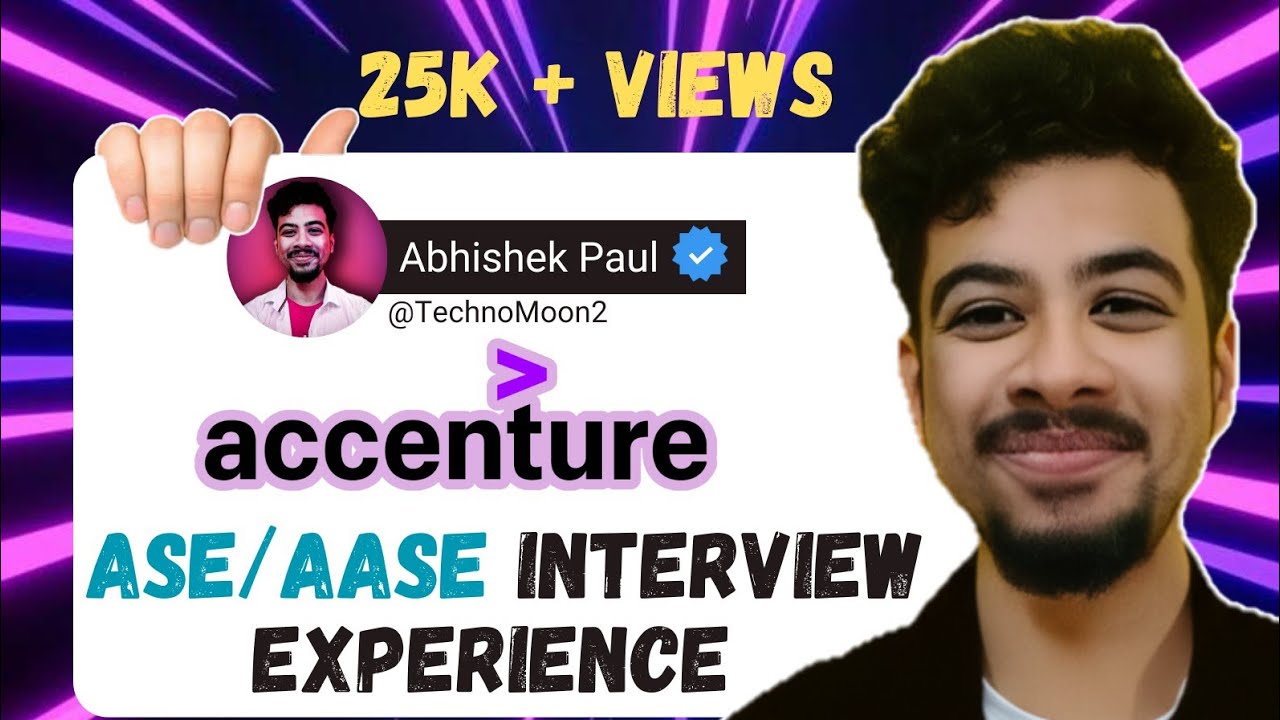 Accenture ASE/AASE interview experience 2024 | How I got selected at ...