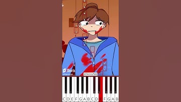 Sadness panic attack (@SkinnyPale) Inside Out Animation - Octave Piano Tutorial