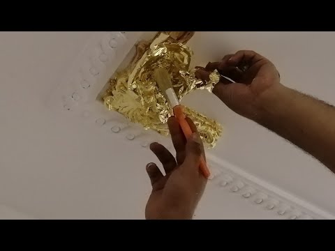 فيديو: كيفية تطبيق ورق الذهب