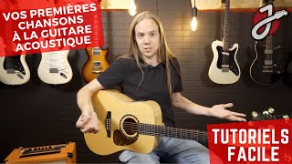 Video thumbnail of "QUELLES DEVRAIENT ÊTRE MES PREMIÈRES CHANSONS À LA GUITARE ACOUSTIQUE? Je réponds à VOS questions!"