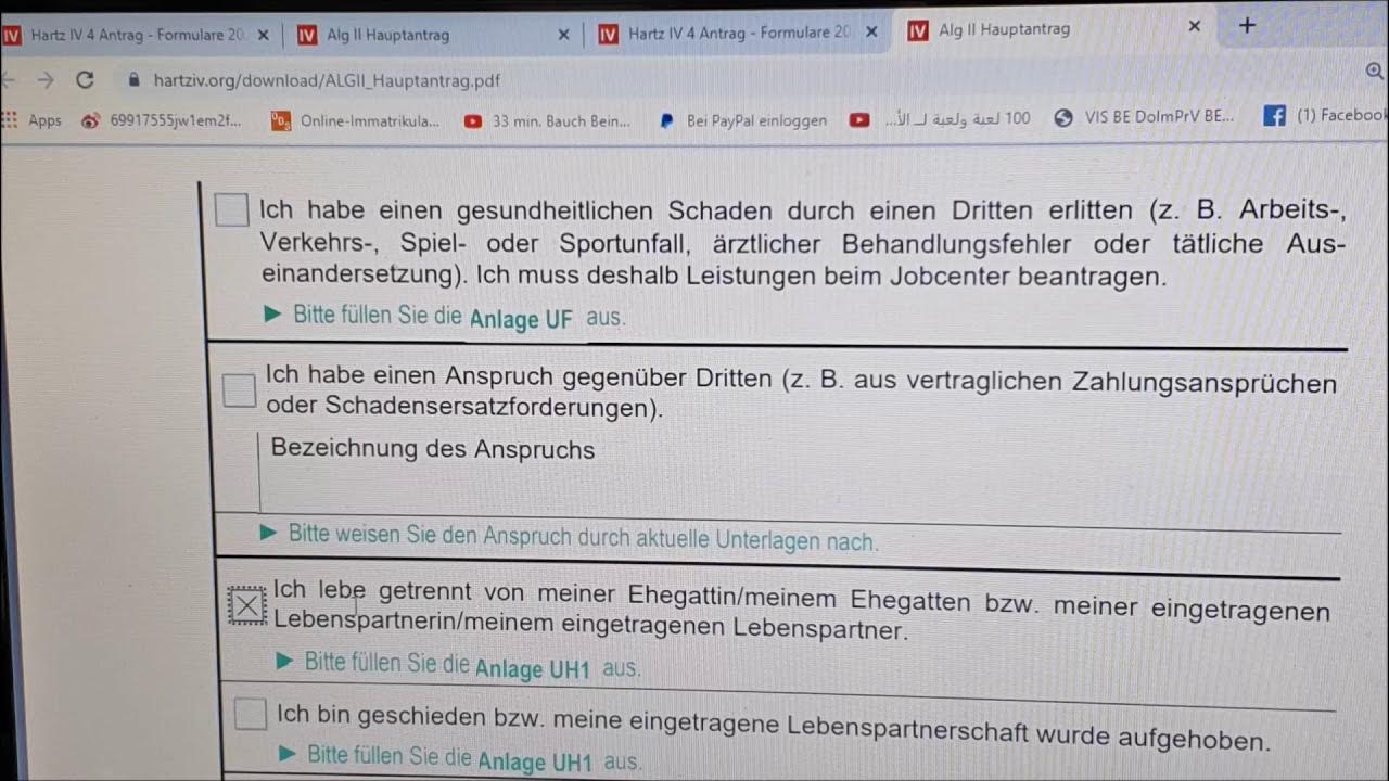 Muss Ich Für Das Jobcenter Telefonisch Erreichbar Sein Jobcenter formulare ausfüllen Teil4 1 - YouTube