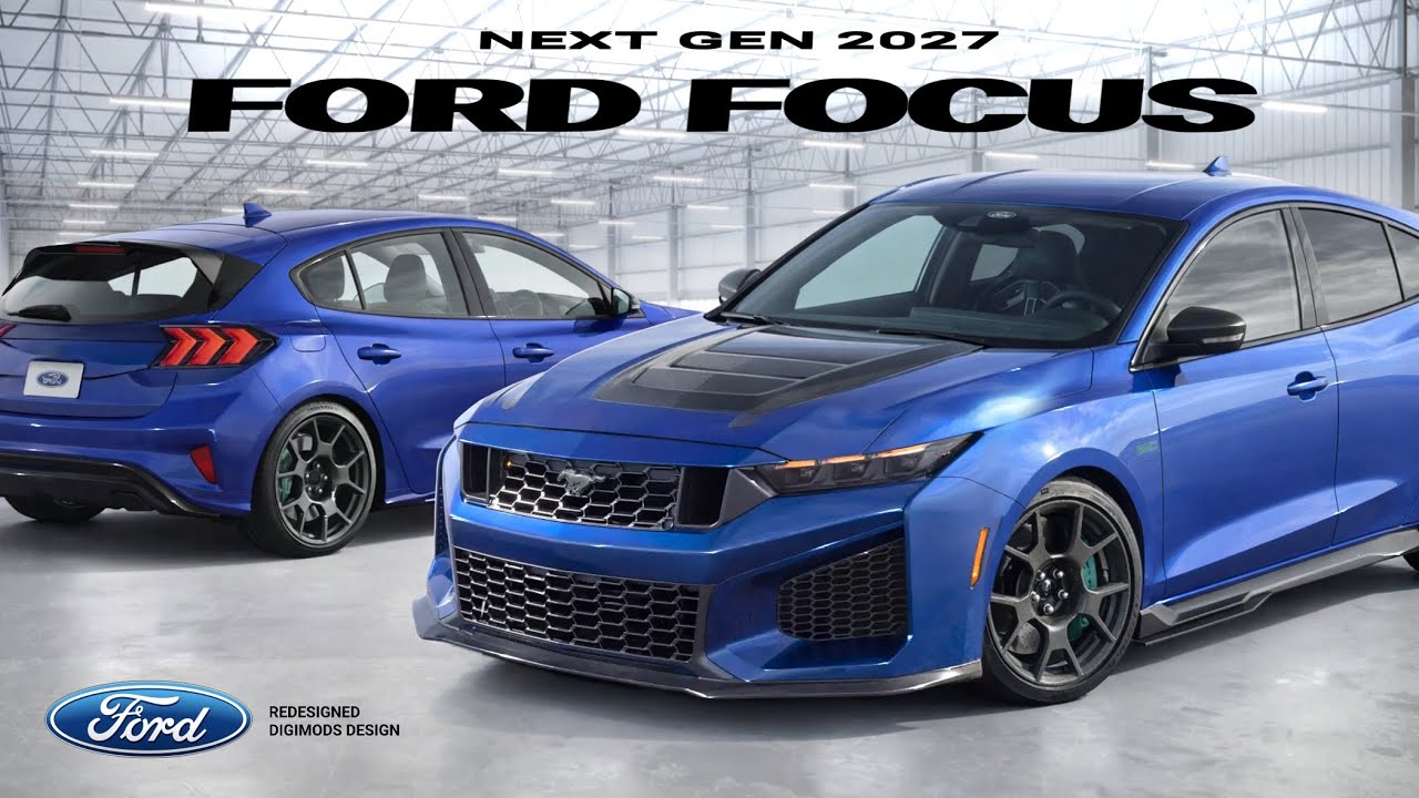 Представлен Ford Focus 2027 с новым дизайном: более спортивный, современный и футуристический? Пе...