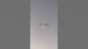 Why Do Planes Leave White Trails? Contrails Explained! ☁️✈️  #Contrails #PlaneFacts #WhyPlanesTrail