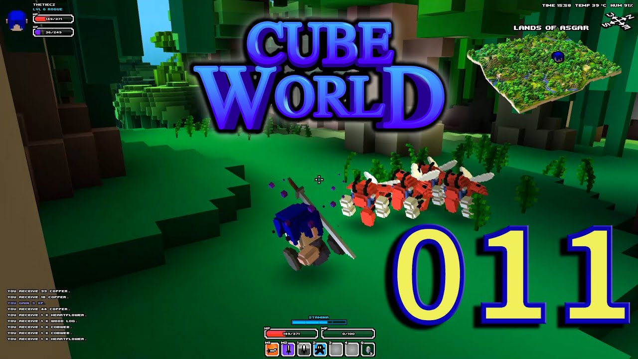 Let's Play Cube World mit Mods #11 German | Quad4Nation