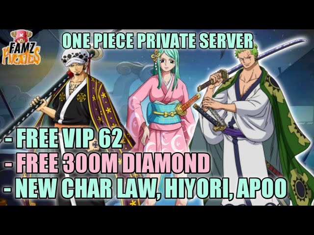 Anime Pirate - One Piece Hack Sever] Free Vip 10, Lv up to 100; 1,000,000  Gold, Free Outfit 8 Stars 