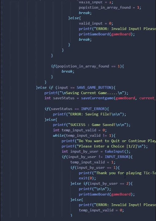 Tictactoe game c projects for beginners with code shorts youtube
