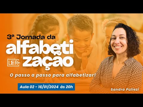 3ª Jornada da alfabetização com Sandra Puliezi