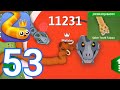 Snake.io-(Gameplay 53)-Jugando Con WOOLLY MANBA Y Desbloqueando SABER TOOTH TAIPAN