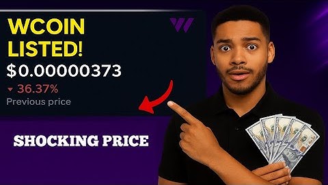 W-COIN Listed! Allocation Issues + Live Listing Price