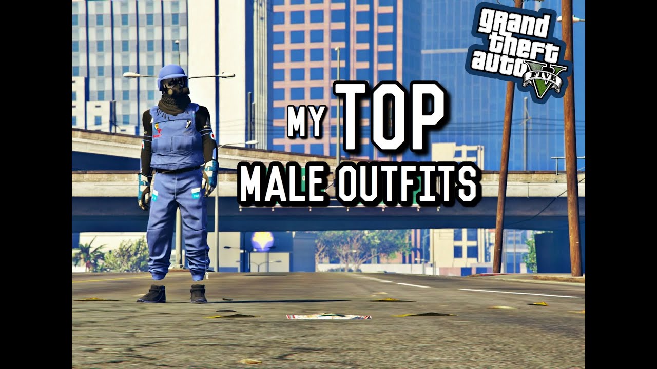 GTA 5 ONLINE MY TOP MALE OUTFITS YouTube