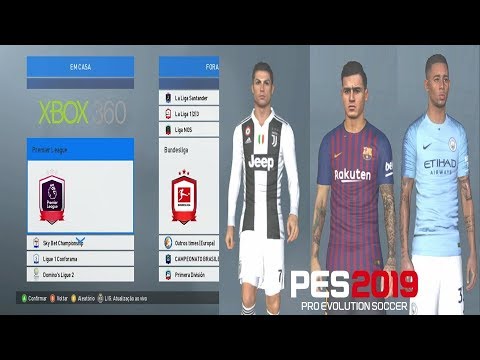 Erfenis Klagen straal PES 19 !!! XBOX 360 GAMEPLAY TIMES , FACES ,ESTADIOS , CHUTEIRAS ( PATCH BR  OF ) - YouTube