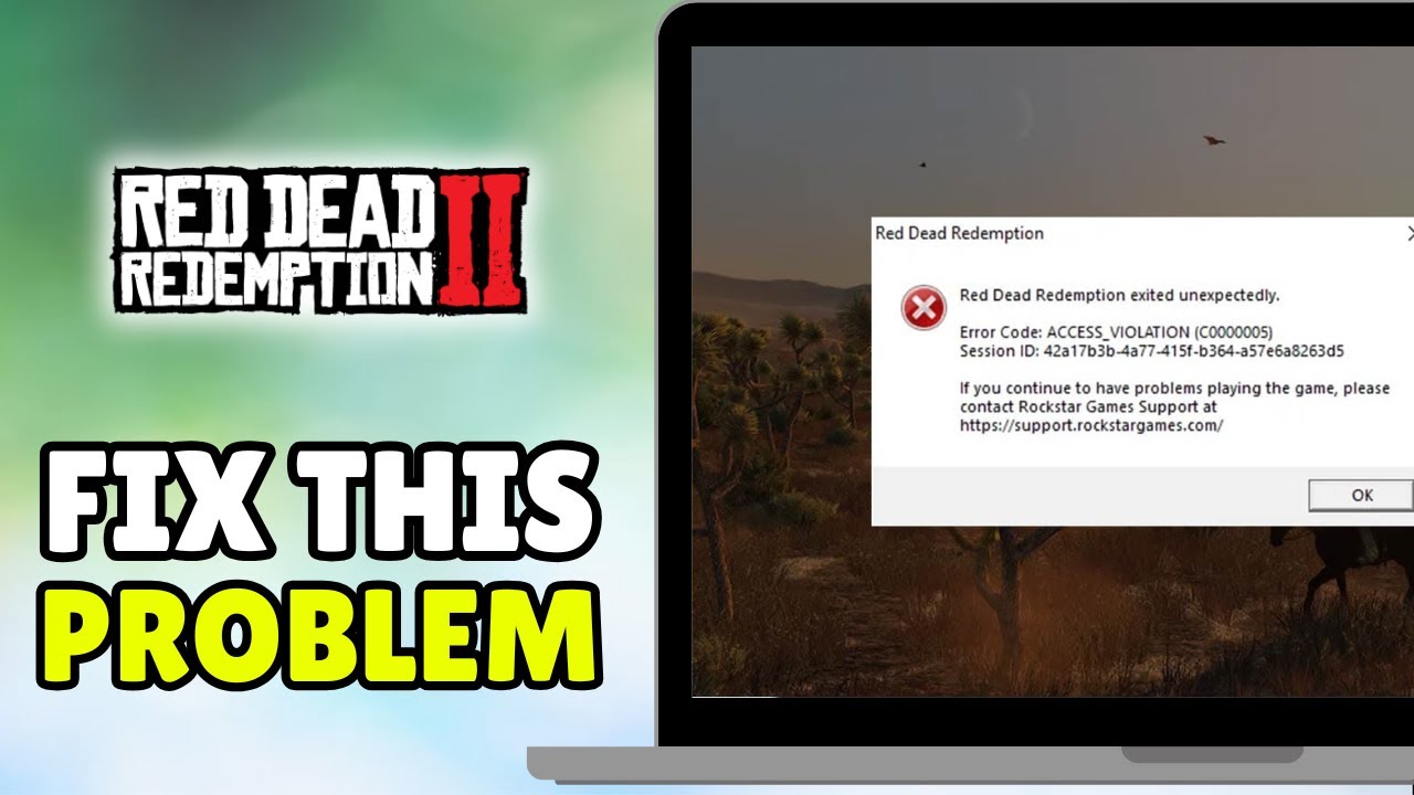 How To Fix Access Violation Error Code c0000005 in RDR1 2026 - Red Dead ...