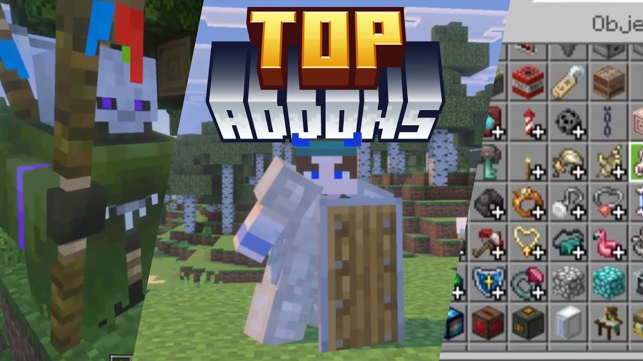🔥TOP 15 ADDONS PARA MINECRAFT BEDROCK (RECOPILACION) | MODS ADDONS PARA ...