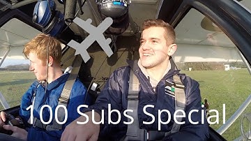 100 Subscriber Special - Detailed flight explanation in the C42 Ikarus
