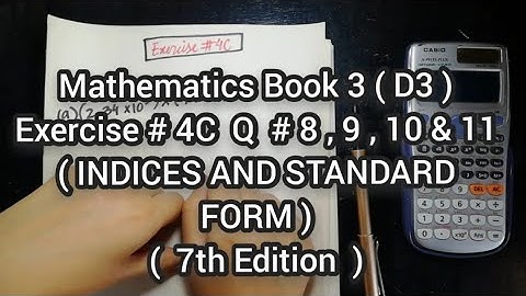 Mathematics Book 3 (D3) | 7th Edition | Exercise # 4 C | Q # 8 to 11 | Ifra Syed | in Urdu\Hindi