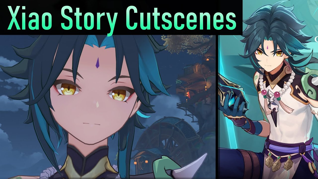 Genshin Impact - Xiao Story Quest Cutscenes (Alatus Chapter) (All ...