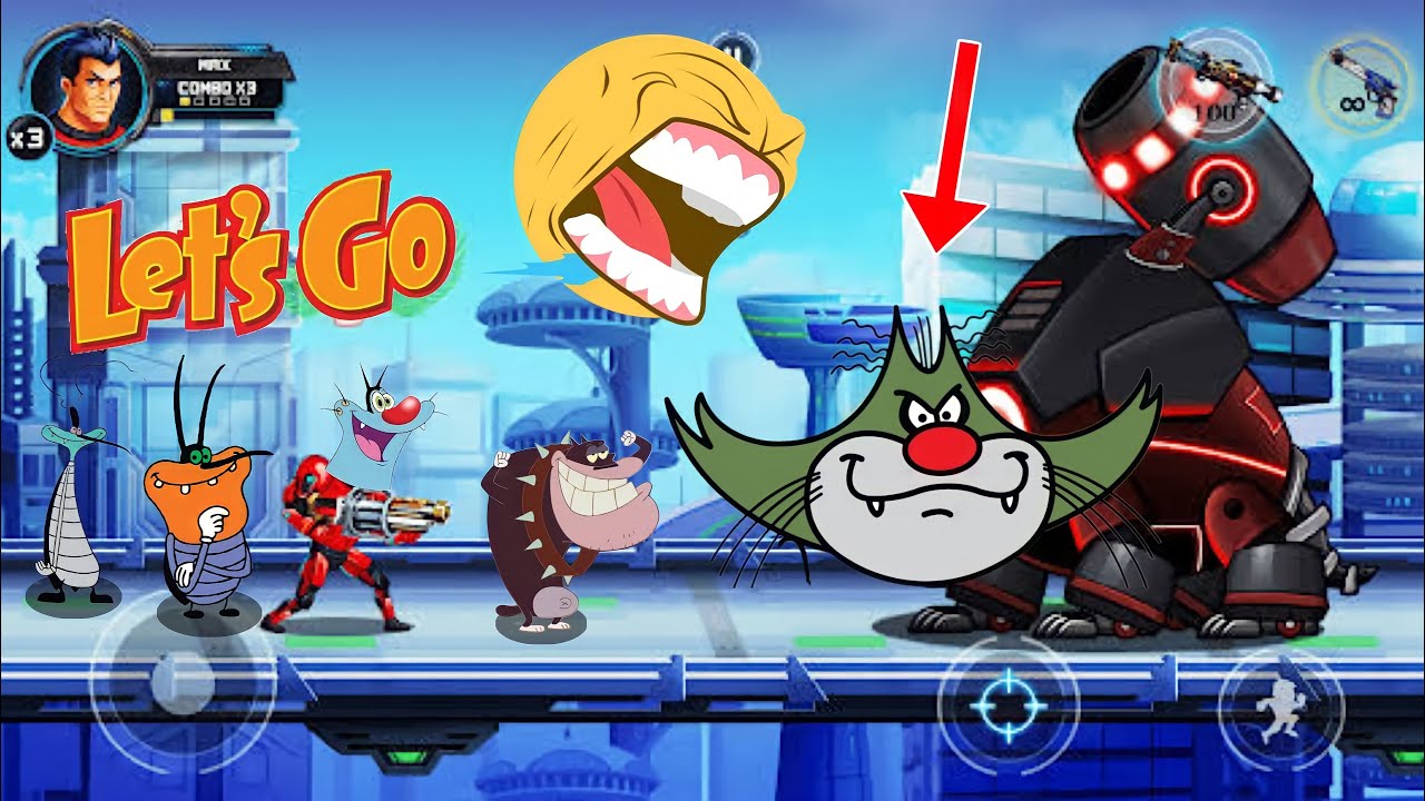 OGGY AND JACK VS COCKROACHES || In Alpha Guns 2 || Yashap gaming