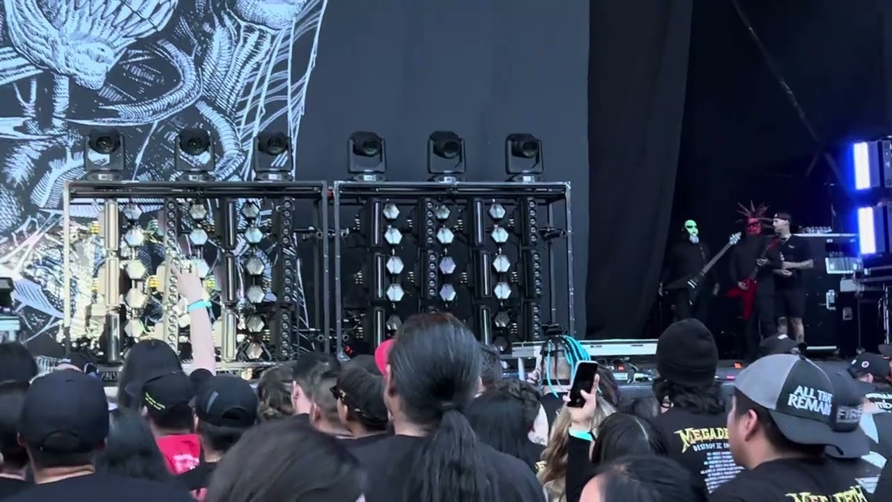 Mudvayne Chad Gray speech Nothing To Gein 8.5.24 Isleta Amphitheater Albuquerque New Mexico USA Abq
