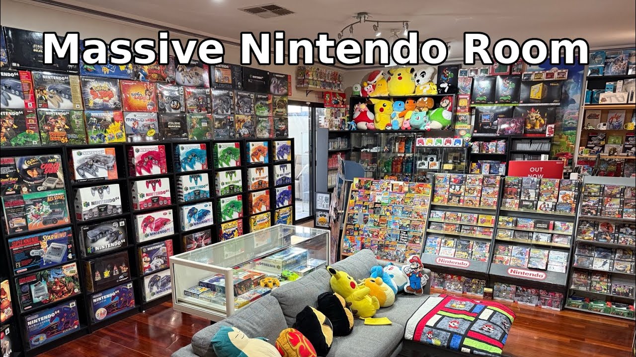 NEW* Quick Nintendo Room Tour 2025 - YouTube