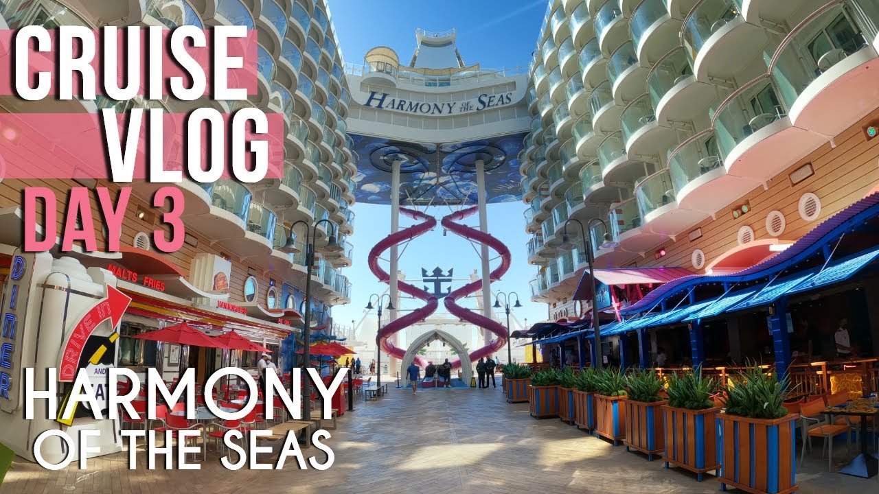 CRUISE VLOG - DAY 3 Boardwalk, Carousel & Cruise Ducks ⚓ // Harmony of the Seas - Barcelona 2021
