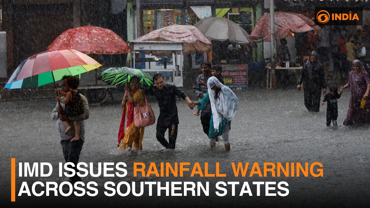 IMD issues rainfall warning across Southern states | DD India
