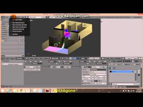 Blender Game Engine Path Finding Demo (No Python)