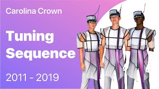 Carolina Crown Tuning Sequence 2011-2019